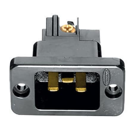 Hubbell Wiring Device-Kellems Straight Blade Inlet, Non-NEMA, 20/16 A, 250V AC, 2 Pole, 3 Wire H320B
